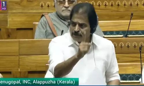 ജയിലില്‍ കിടന്നിട്ടുള്ള അമിത് ഷാ രാജി വച്ചോ ? പാര്‍ലമെന്റില്‍ കെ സി വേണുഗോപാല്‍