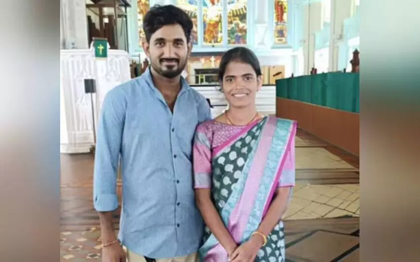 ഗര്ഭിണിയായ ഭാര്യയെ കൊലപ്പെടുത്തി മൃതദേഹം വെട്ടിനുറുക്കി; ഭര്ത്താവ് അറസ്റ്റില് ഗര്ഭിണിയായ ഭാര്യയെ കൊലപ്പെടുത്തി മൃതദേഹം വെട്ടിനുറുക്കി; ഭര്ത്താവ് അറസ്റ്റില്