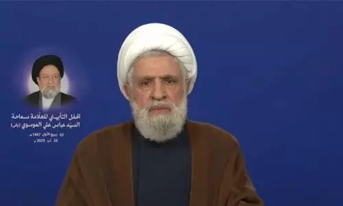 ആയുധം താഴെ വയ്ക്കില്ലെന്ന് ഹിസ്ബുല്ല ആയുധം താഴെ വയ്ക്കില്ലെന്ന് ഹിസ്ബുല്ല