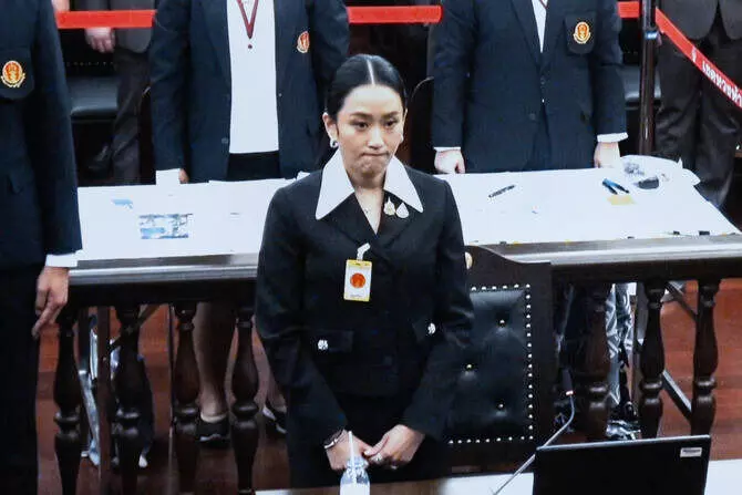 ധാര്മ്മിക ലംഘനം നടത്തി: തായ്ലന്ഡ് പ്രധാനമന്ത്രി പെറ്റോങ്ടാര്ണ് ഷിനവത്ര പുറത്തായി ധാര്മ്മിക ലംഘനം നടത്തി: തായ്ലന്ഡ് പ്രധാനമന്ത്രി പെറ്റോങ്ടാര്ണ് ഷിനവത്ര പുറത്തായി