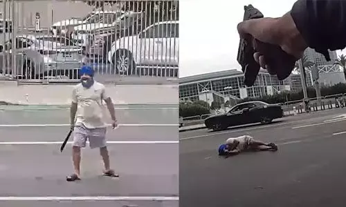 നടുറോഡില് വാളുമായി നടന്ന ഇന്ത്യന് വംശജനെ യുഎസ് പോലിസ് വെടിവച്ചു കൊന്നു (video) നടുറോഡില് വാളുമായി നടന്ന ഇന്ത്യന് വംശജനെ യുഎസ് പോലിസ് വെടിവച്ചു കൊന്നു (video)