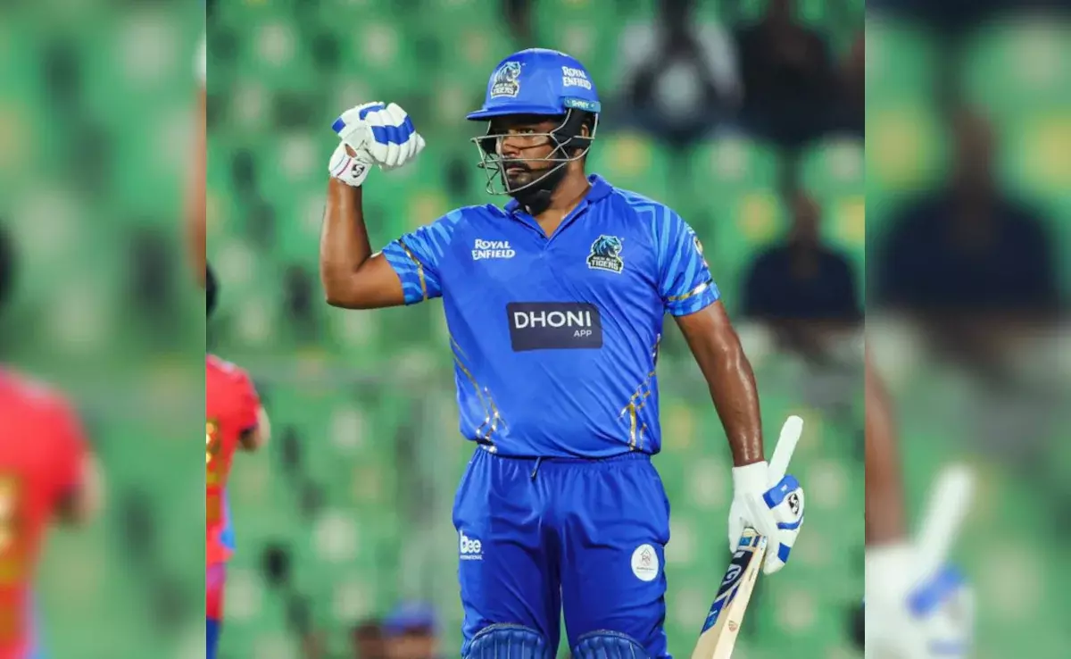 കെസിഎല്‍; ജയം തുടര്‍ന്ന് കൊച്ചി ബ്ലൂ ടൈഗേഴ്‌സ്; സഞ്ജു സാംസണ്‍  പ്ലെയര്‍ ഓഫ് ദി മാച്ച്