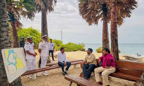 കച്ചത്തീവ് പിടിച്ചെടുക്കണമെന്ന് ഇന്ത്യയിലെ തമിഴ് പാര്‍ടികള്‍; ദ്വീപ് സന്ദര്‍ശിച്ച് ശ്രീലങ്കന്‍ പ്രസിഡന്റ്