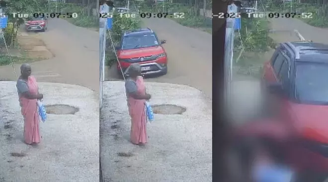 നിയന്ത്രണം വിട്ട കാറിടിച്ച് വയോധിക മരിച്ചു