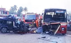 കൊല്ലം ഓച്ചിറയിൽ കെഎസ്ആർടിസി ബസ്സും, ജീപ്പും കൂട്ടിയിടിച്ച് മൂന്ന് മരണം
