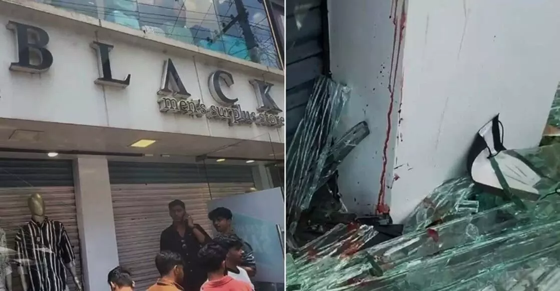 നാദാപുരത്ത് വസ്ത്രക്കടയിൽ ഓഫർ തിരക്ക്; ഗ്ലാസ് തകർന്നു, പത്തോളം പേർക്ക് പരിക്ക്