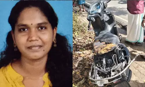 സ്‌കൂട്ടര്‍ ബസിലിടിച്ച് പ്രതിശ്രുതവധു മരിച്ചു