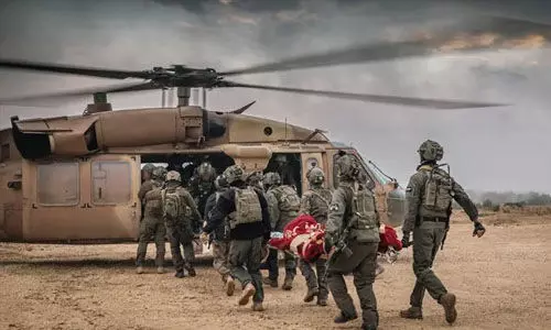 ഗസയില് പരിക്കേറ്റത് 81,700 ഇസ്രായേലി സൈനികര്ക്ക്; 56 ശതമാനവും മാനസിക വെല്ലുവിളികളും നേരിടുന്നു ഗസയില് പരിക്കേറ്റത് 81,700 ഇസ്രായേലി സൈനികര്ക്ക്; 56 ശതമാനവും മാനസിക വെല്ലുവിളികളും നേരിടുന്നു