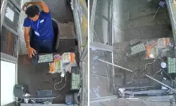 ജയ്പുര്‍ ടോള്‍ പ്ലാസയില്‍ ട്രക്ക് ടയര്‍ പൊട്ടിത്തെറിച്ചു; തലനാരിഴയ്ക്ക് രക്ഷപ്പെട്ട് ടോള്‍ ജീവനക്കാരന്‍