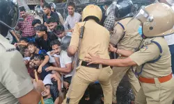 പോലിസ്‌ അതിക്രമം; കെഎസ് യു ഡിഐജി ഓഫീസ് മാര്‍ച്ചില്‍ വന്‍ സംഘര്‍ഷം; നേതാക്കള്‍ അറസ്റ്റില്‍