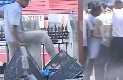 പോലിസ് അതിക്രമം; കെഎസ്‌യു മാര്‍ച്ചില്‍ സംഘര്‍ഷം