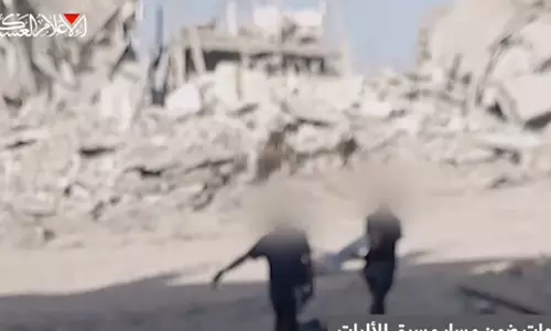 ഗസയിലെ ബോംബാക്രമണ വീഡിയോ പുറത്തുവിട്ട് ഹമാസ് (വീഡിയോ)