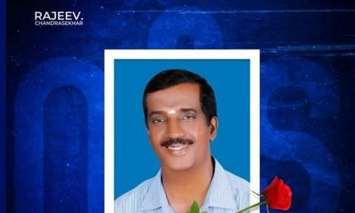 ബിജെപി കൗണ്‍സിലര്‍ ആത്മഹത്യ ചെയ്ത സംഭവം; രാജീവ് ചന്ദ്രശേഖറിന്റെ അനുശോചനകുറിപ്പ് വിവാദത്തില്‍