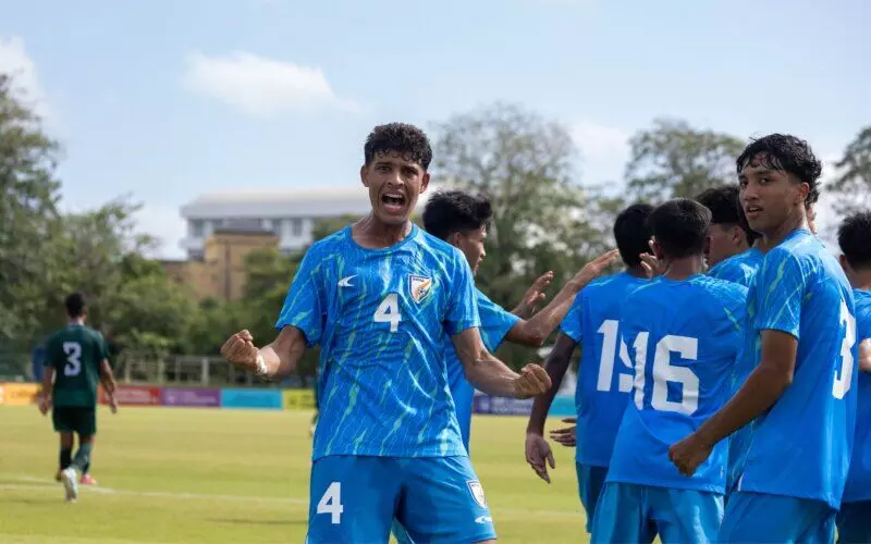 സാഫ് അണ്ടര്‍-17ല്‍ പാകിസ്താനെതിരേ ഇന്ത്യക്ക് മിന്നും വിജയം