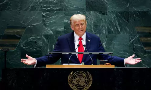 ഫലസ്തീന് രാഷ്ട്രം ഹമാസിന് ഗുണകരമാവുമെന്ന് ട്രംപ് ഫലസ്തീന് രാഷ്ട്രം ഹമാസിന് ഗുണകരമാവുമെന്ന് ട്രംപ്