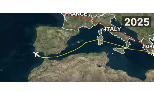 അറസ്റ്റ് ഭയം: യൂറോപ്യന് വ്യോമാതിര്ത്തി ഒഴിവാക്കി നെതന്യാഹു അറസ്റ്റ് ഭയം: യൂറോപ്യന് വ്യോമാതിര്ത്തി ഒഴിവാക്കി നെതന്യാഹു