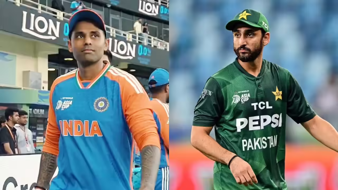 സൂര്യകുമാര് സ്വകാര്യമായി ഹസ്തദാനം നല്കിയതായി സല്മാന് ആഗ; ഇന്ത്യന് ടീം ക്രിക്കറ്റിനെ അപമാനിച്ചുവെന്നും താരം സൂര്യകുമാര് സ്വകാര്യമായി ഹസ്തദാനം നല്കിയതായി സല്മാന് ആഗ; ഇന്ത്യന് ടീം ക്രിക്കറ്റിനെ അപമാനിച്ചുവെന്നും താരം