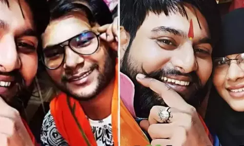 സ്വന്തം ഫോട്ടോയില്‍ മുസ്‌ലിം സ്ത്രീയുടെ ഫോട്ടോ ചേര്‍ത്ത് ഹിന്ദുത്വന്‍