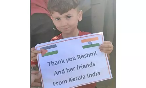 ഗസാ നിവാസികള്ക്ക് കുടിവെള്ളം എത്തിച്ച് മലയാളി യുവതി ഗസാ നിവാസികള്ക്ക് കുടിവെള്ളം എത്തിച്ച് മലയാളി യുവതി