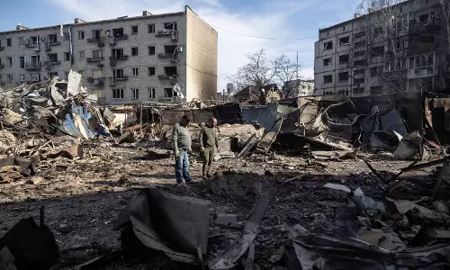 യുക്രൈനില്‍ റഷ്യന്‍ ഡ്രോണ്‍ ആക്രമണം; അഞ്ചുപേര്‍ കൊല്ലപ്പെട്ടു