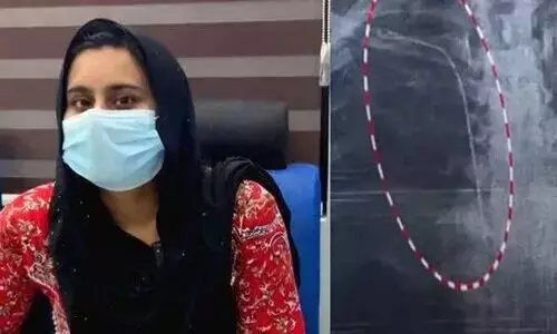 ശസ്ത്രക്രിയക്കിടെ ഗൈഡ് വയര് നെഞ്ചില് കുടുങ്ങിയ സുമയ്യക്ക് ആശ്വാസം; ഗൈഡ് വയര് പുറത്തെടുക്കും ശസ്ത്രക്രിയക്കിടെ ഗൈഡ് വയര് നെഞ്ചില് കുടുങ്ങിയ സുമയ്യക്ക് ആശ്വാസം; ഗൈഡ് വയര് പുറത്തെടുക്കും