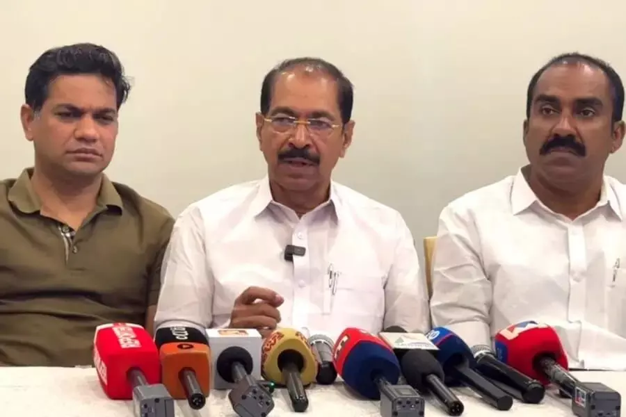 *മകൻ വിവേക് കിരണണിന് എൻഫോഴ്സ്മെൻ്റ് ഡയറക്ടറേറ്റ് നോട്ടിസ് അയച്ച കാര്യം മുഖ്യമന്ത്രി മറച്ചത് എന്തിന് - കെപിസിസി പ്രസിഡൻ്റ്*