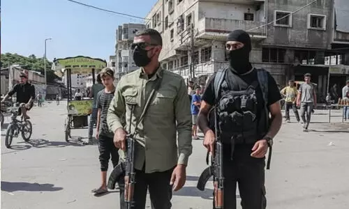 ഗസയില് 7,000 പോലിസുകാരെ വിന്യസിച്ച് ഹമാസ് ഗസയില് 7,000 പോലിസുകാരെ വിന്യസിച്ച് ഹമാസ്