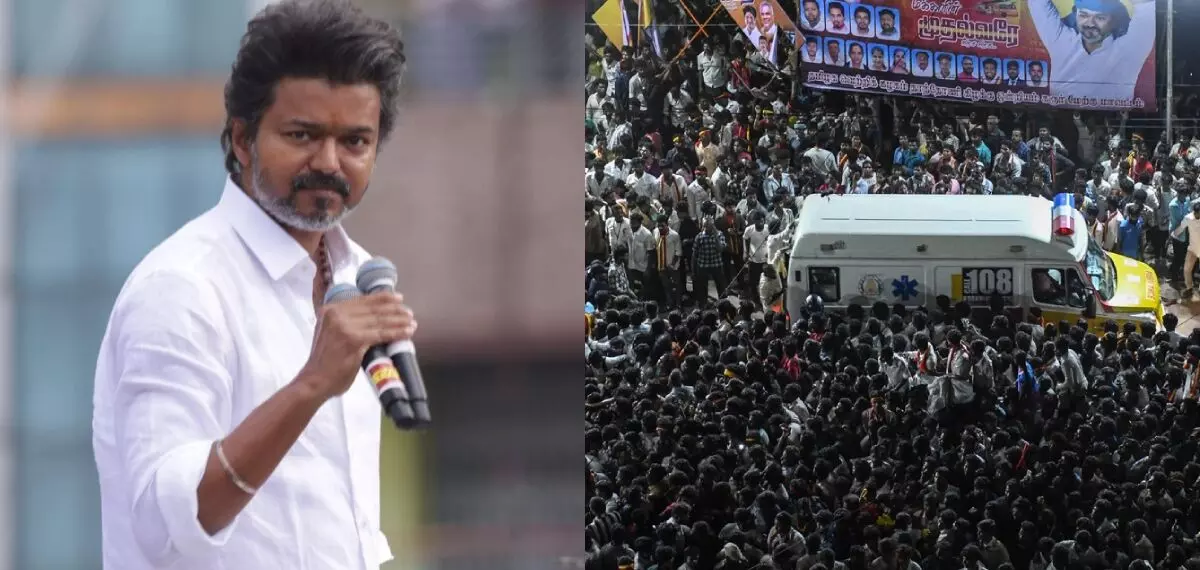 കരൂര് ദുരന്തം: സിബിഐ അന്വേഷണത്തിന് പിന്നാലെ ടിവികെയുടെ പ്രഖ്യാപനം; ഒക്ടോബര് 17ന് വിജയ് കരൂരിലെത്തും കരൂര് ദുരന്തം: സിബിഐ അന്വേഷണത്തിന് പിന്നാലെ ടിവികെയുടെ പ്രഖ്യാപനം; ഒക്ടോബര് 17ന് വിജയ് കരൂരിലെത്തും