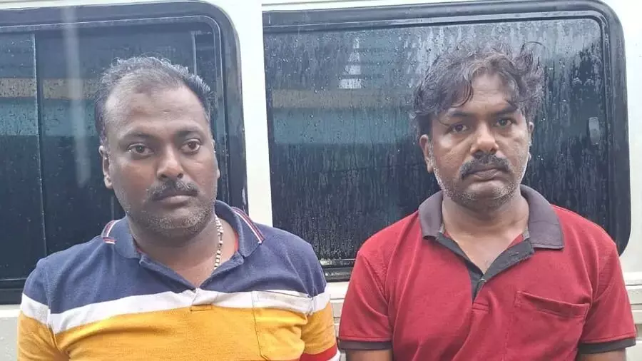 വിഴിഞ്ഞത്ത് ലോറി മോഷണം; തമിഴ്‌നാട്ടില്‍ നിന്ന് രണ്ടുപേര്‍ പിടിയില്‍