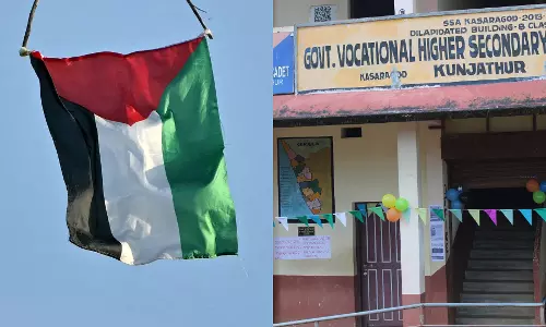 നോട്ട്ബുക്കില്‍ ഫലസ്തീന്‍ പതാക വരച്ചതിന് രണ്ട് വിദ്യാര്‍ഥികളെ സ്‌കൂളില്‍ നിന്ന് പുറത്താക്കി