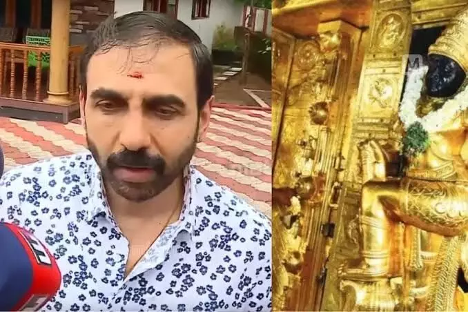 ശബരിമല സ്വർണക്കവർച്ച : ഉണ്ണികൃഷ്ണൻ പോറ്റി അറസ്റ്റിൽ