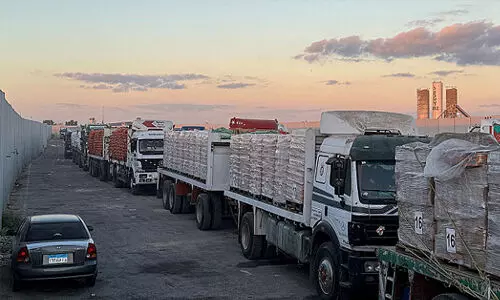 ഗസയില്‍ സഹായം എത്തിക്കാന്‍ പ്രത്യേക ഇടനാഴി തുറന്ന് ഖത്തര്‍