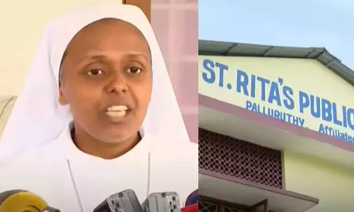 ശിരോവസ്ത്ര വിലക്ക്; സ്‌കൂള്‍ നിയമങ്ങള്‍ പാലിച്ച് വന്നാല്‍ കുട്ടിക്ക് വിദ്യാഭ്യാസം നല്‍കുമെന്ന് പ്രിന്‍സിപ്പല്‍