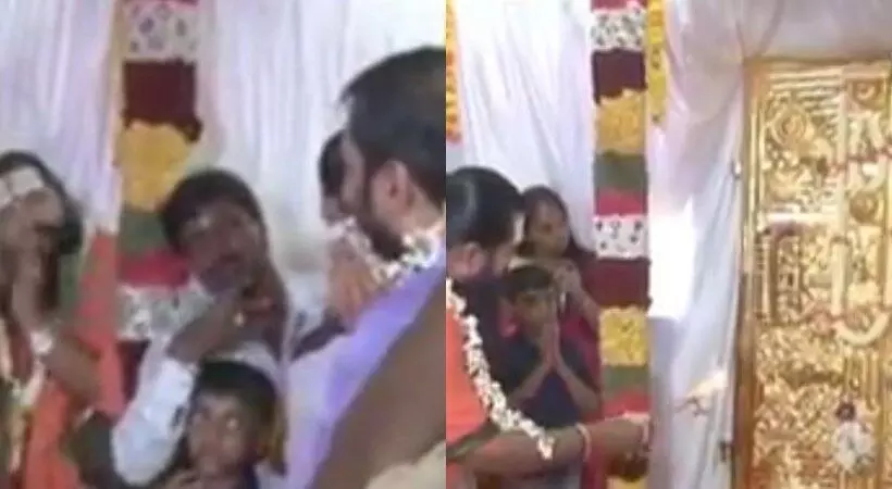 ശബരിമല ശ്രീകോവിലിന്റെ പുതിയ വാതില്‍ ബെംഗളൂരുവില്‍ പ്രദര്‍ശിപ്പിച്ച ദൃശ്യങ്ങള്‍ പുറത്ത്