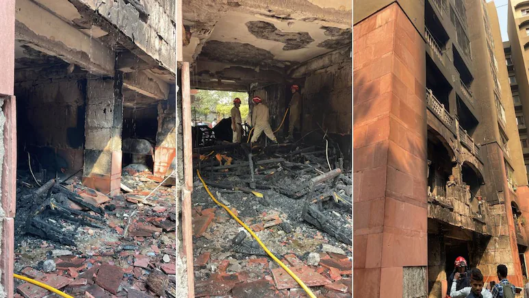 ന്യൂഡല്‍ഹിയില്‍ എംപിമാരുടെ ഫ്ലാറ്റിലെ തീപിടിത്തം; അപകടകാരണം പടക്കങ്ങളെന്ന് സ്ഥിരീകരണം