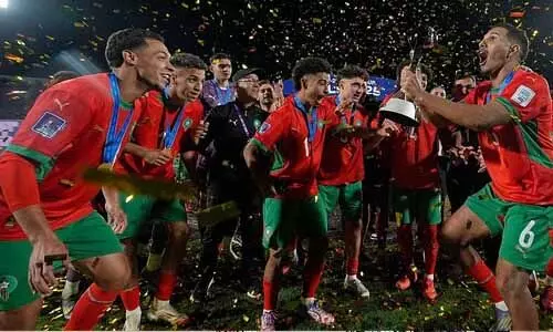 അര്ജന്റീനയെ തകര്ത്ത് മൊറോക്കോ ഫിഫ അണ്ടര്-20 ലോകകപ്പ് ചാമ്പ്യന്മാര് അര്ജന്റീനയെ തകര്ത്ത് മൊറോക്കോ ഫിഫ അണ്ടര്-20 ലോകകപ്പ് ചാമ്പ്യന്മാര്