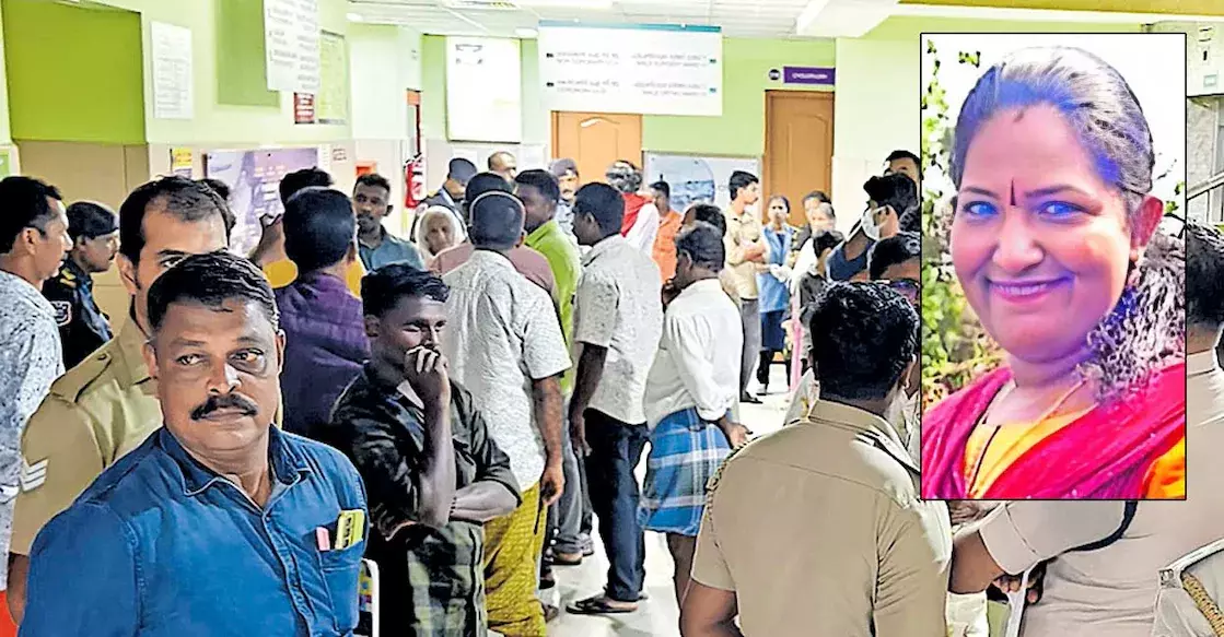 അധ്യാപികയുടെ അപ്രതീക്ഷിത മരണം: ചികില്‍സാപ്പിഴവ് ആരോപിച്ച് ബന്ധുക്കള്‍