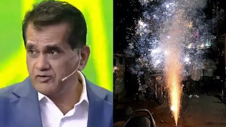 ജീവിക്കാനും ശ്വസിക്കാനും ഉള്ള അവകാശത്തേക്കാള് പടക്കം പൊട്ടിക്കാനുള്ള അവകാശത്തിനാണ് കോടതി മുന്ഗണന നല്കിയത്: അമിതാഭ് കാന്ത് ജീവിക്കാനും ശ്വസിക്കാനും ഉള്ള അവകാശത്തേക്കാള് പടക്കം പൊട്ടിക്കാനുള്ള അവകാശത്തിനാണ് കോടതി മുന്ഗണന നല്കിയത്: അമിതാഭ് കാന്ത്