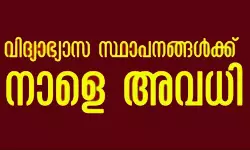 മലപ്പുറം, പാലക്കാട് ജില്ലകളിലെ വിദ്യാഭ്യാസ സ്ഥാപനങ്ങള്‍ക്ക് നാളെ അവധി