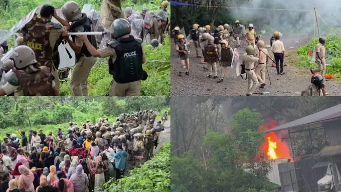 ഇത്ര കാലം ശ്വാസം കിട്ടാത്ത പ്രശ്നം, ഇപ്പോള് പോലിസിന്റെ ശല്യം; ഫ്രഷ് കട്ട് സമരവുമായി ബന്ധപ്പെട്ട പോലിസ് പരിശോധനക്കെതിരേ നാട്ടുകാര് ഇത്ര കാലം ശ്വാസം കിട്ടാത്ത പ്രശ്നം, ഇപ്പോള് പോലിസിന്റെ ശല്യം; ഫ്രഷ് കട്ട് സമരവുമായി ബന്ധപ്പെട്ട പോലിസ് പരിശോധനക്കെതിരേ നാട്ടുകാര്
