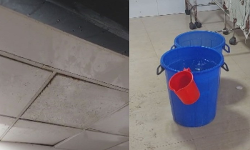 വെള്ളമുണ്ട് സൂക്ഷിക്കുക; മഴയില്‍ ചോര്‍ന്നൊലിച്ച് മഞ്ചേരി മെഡിക്കല്‍ കോളജ് ആശുപത്രിയുടെ അത്യാഹിത വിഭാഗം