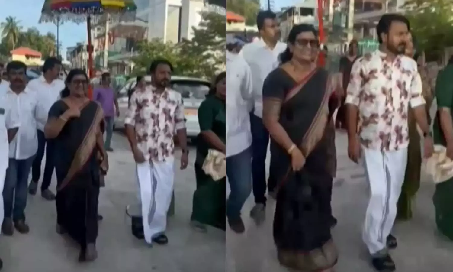 രാഹുല്‍ മാങ്കൂട്ടത്തില്‍ എംഎല്‍എയോടൊപ്പം ബിജെപി ചെയര്‍പേഴ്‌സണ്‍ വേദി പങ്കിട്ടു