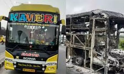 കുര്‍ണൂല്‍ അപകടം: മദ്യപിച്ച ബൈക്ക് യാത്രക്കാരനാണ് കാരണമെന്ന് ഫോറന്‍സിക് റിപോര്‍ട്ട്