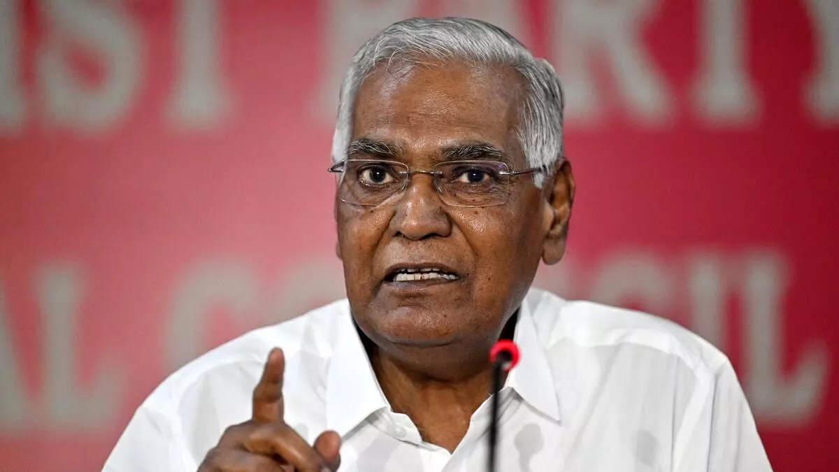 പിഎം ശ്രീ: എന്ഇപി വിദ്യാഭ്യാസമേഖലയ്ക്ക് ആപത്ത്, ധാരണാപത്രം മരവിപ്പിക്കാതെ വിട്ടുവീഴ്ചയ്ക്കില്ല; ഡി രാജ പിഎം ശ്രീ: എന്ഇപി വിദ്യാഭ്യാസമേഖലയ്ക്ക് ആപത്ത്, ധാരണാപത്രം മരവിപ്പിക്കാതെ വിട്ടുവീഴ്ചയ്ക്കില്ല; ഡി രാജ