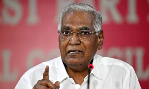 പിഎം ശ്രീ: എന്ഇപി വിദ്യാഭ്യാസമേഖലയ്ക്ക് ആപത്ത്, ധാരണാപത്രം മരവിപ്പിക്കാതെ വിട്ടുവീഴ്ചയ്ക്കില്ല; ഡി രാജ പിഎം ശ്രീ: എന്ഇപി വിദ്യാഭ്യാസമേഖലയ്ക്ക് ആപത്ത്, ധാരണാപത്രം മരവിപ്പിക്കാതെ വിട്ടുവീഴ്ചയ്ക്കില്ല; ഡി രാജ