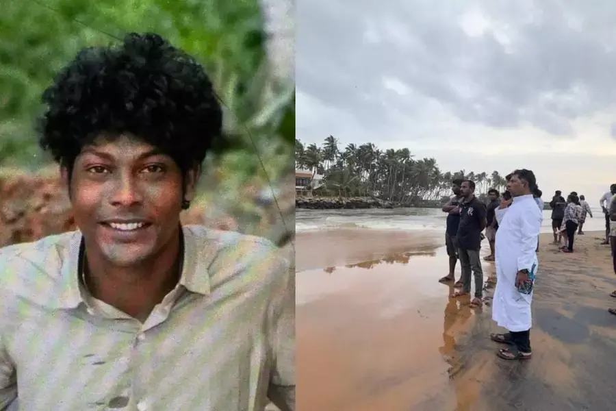 കടലില്വീണ പന്ത് കുട്ടികള്ക്ക് എടുത്തുകൊടുത്തു; തിരികെവരുമ്പോള് ചുഴിയില്പ്പെട്ട് 24-കാരനെ കാണാതായി കടലില്വീണ പന്ത് കുട്ടികള്ക്ക് എടുത്തുകൊടുത്തു; തിരികെവരുമ്പോള് ചുഴിയില്പ്പെട്ട് 24-കാരനെ കാണാതായി