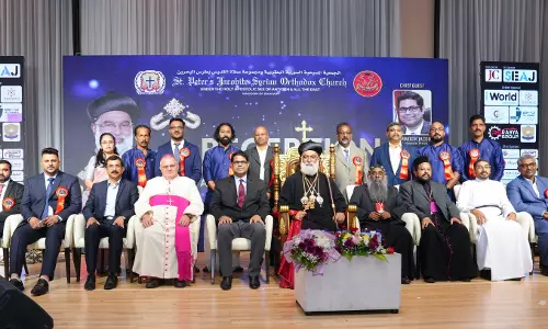 കത്തോലിക്ക ആബൂന്‍ മോര്‍ ബസ്സേലിയോസ് ജോസഫ് ബാവയ്ക്ക് സ്വീകരണം നല്‍കി