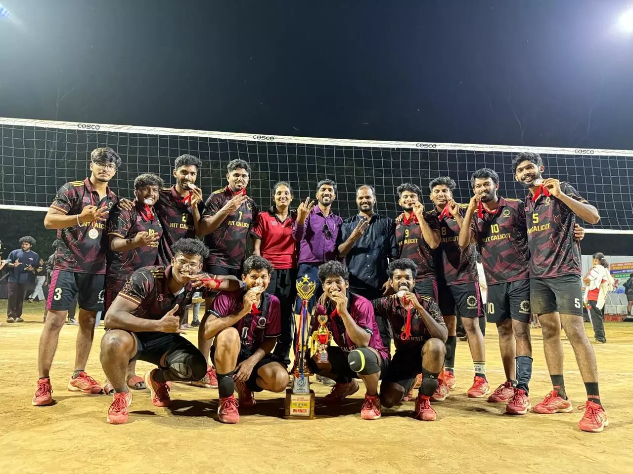 അഖിലേന്ത്യാ ഇൻ്റർ എൻഐടി വോളിബോളിൽ കാലിക്കറ്റിന് കിരീടം