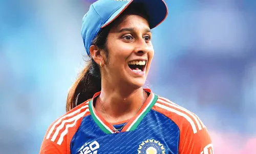 ലോകകപ്പ് സെമിയിലെ ജയം: മല്സരശേഷം യേശുവിന് നന്ദി പറഞ്ഞതില് ജെമീമയ്ക്കെതിരേ ബിജെപി നേതാവ് കസ്തൂരി ശങ്കര് ലോകകപ്പ് സെമിയിലെ ജയം: മല്സരശേഷം യേശുവിന് നന്ദി പറഞ്ഞതില് ജെമീമയ്ക്കെതിരേ ബിജെപി നേതാവ് കസ്തൂരി ശങ്കര്