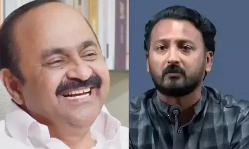ആശാ സമരവേദിയില്‍ രാഹുല്‍ മാങ്കൂട്ടത്തിലിനെ ഇറക്കിവിട്ട് വി ഡി സതീശന്‍